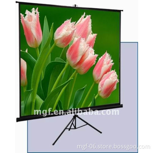Economic tripod projector screen/ Tripod screen stand